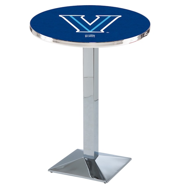 42" Chrome Villanova Pub Table